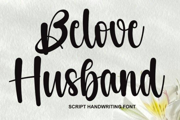 Belove Husband Font for Business Branding