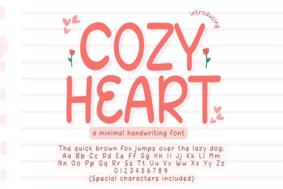 Cozy Heart: A Font for Digital Creativity