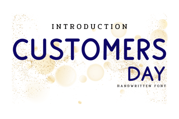 Customers Day Font for Web Design