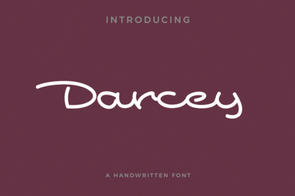 Darcey: A Script Font for Web Design
