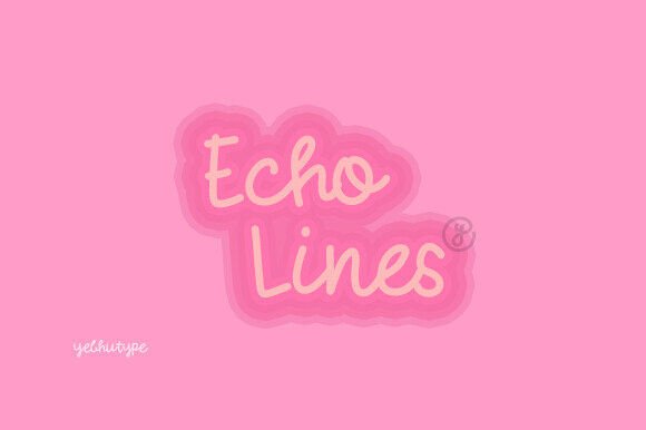 Echo Line Font: Whimsy in Every Stroke