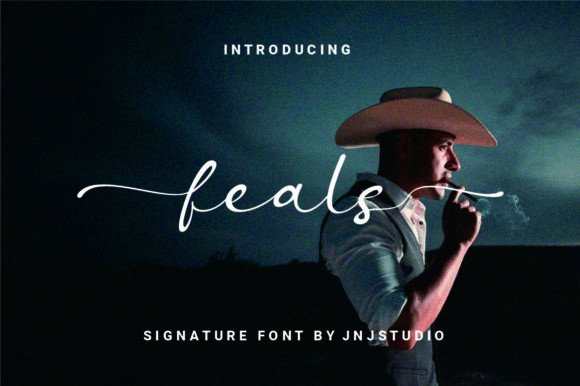 Feals: Elegant Script Font for Crafters