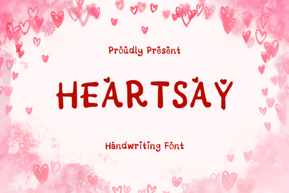 Heartsay: A Handwritten Font for Web Design