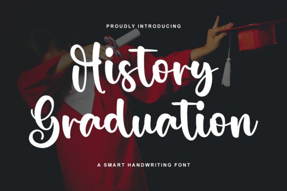 History Graduation Font for Creative Projects