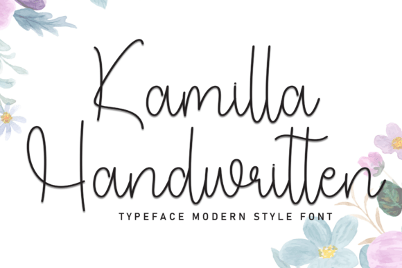 Kamilla Handwritten: A Font for Elegant Campaigns