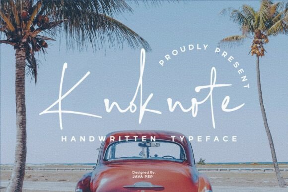 Knoknote: A Handwritten Typeface for Editorial Design
