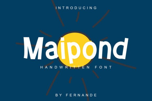Maipond: A Playful Font for Your Brand