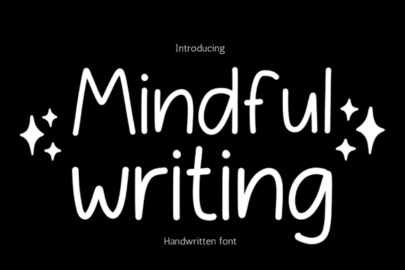 Mindful Writing: A Handwritten Font for Creative Projects
