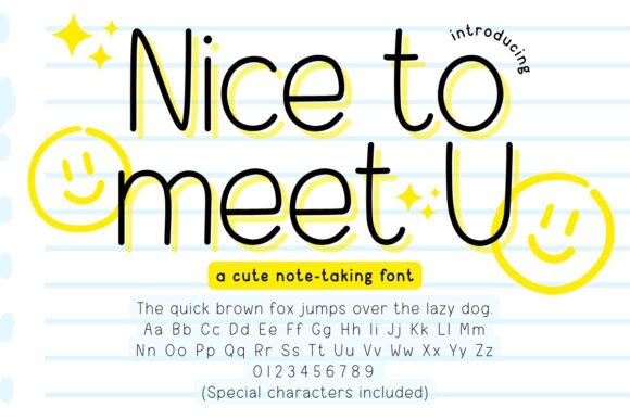 Nice to Meet U: A Font That Speaks
