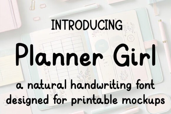 Planner Girl Font for Business