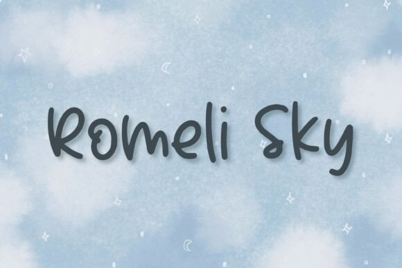 Romeli Sky Font: Elegant Script for Campaigns