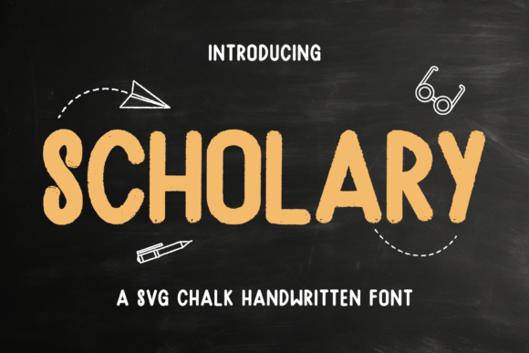 Scholary: A Charming Handwritten Font