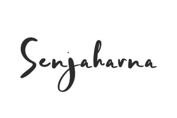 Senjaharna: A Premium Script Font