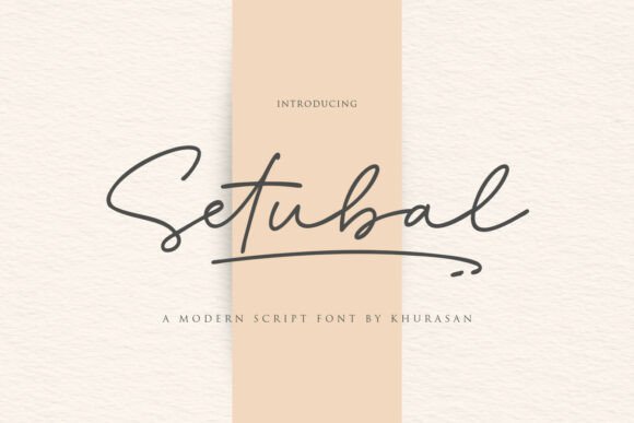 Setubal: Elegant Script Font for Creative Projects