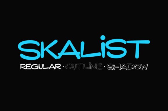 Skalist: A Stylish Handwriting Font