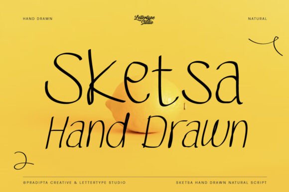 Sketsa Hand Drawn: A Script Font for Impactful Design
