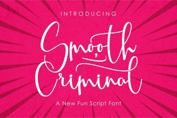 Smooth Criminal Font Review