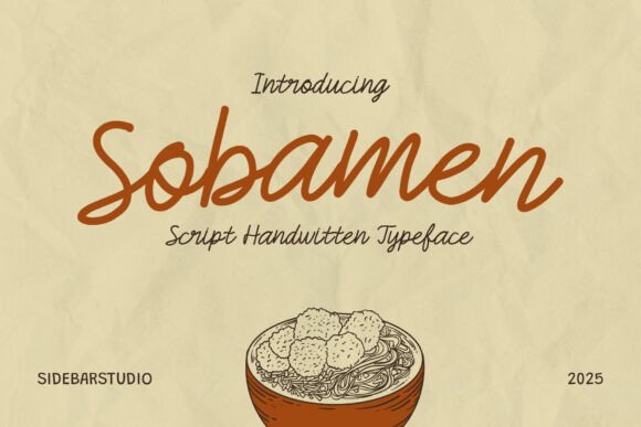 Sobamen: A Handwritten Font for Real Campaigns