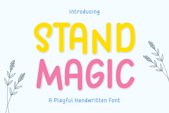 Stand Magic: A Whimsical Font for Web Design
