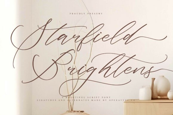 Starfield Brightens: A Luxurious Font for Business