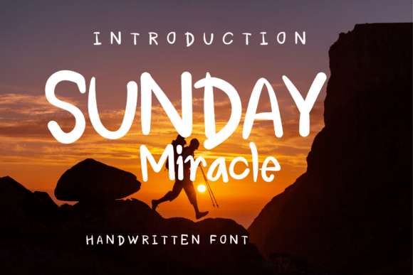 Sunday Miracle Font: Handwritten Elegance