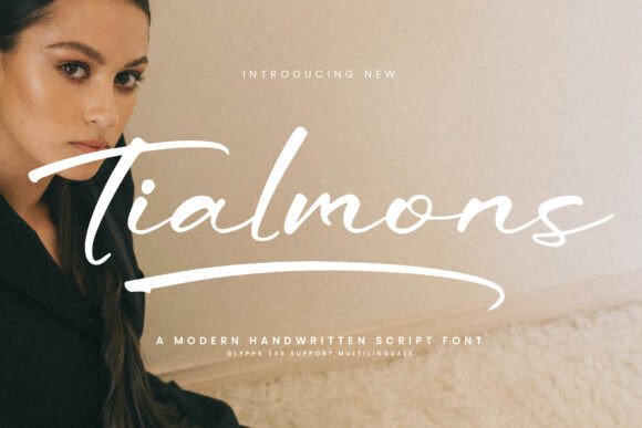 Tialmons: A Stylish Script Font for Web Design