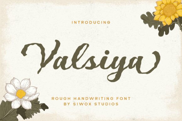 Valsiya: A Handwritten Font for Web Design