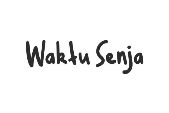 Waktu Senja: A Cute Display Font for Web Design